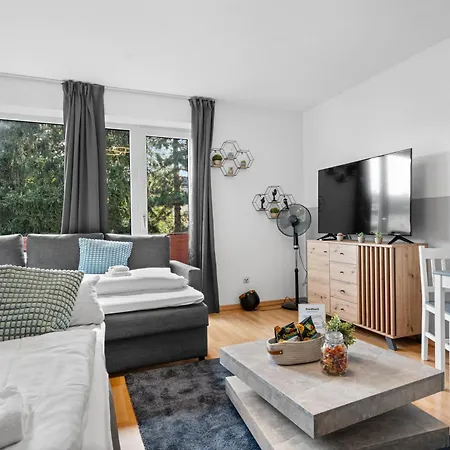 Federnest Living - Design Luxus, Vollausstattung, 2 Min Hbf Duisburg, Betten, 2 55