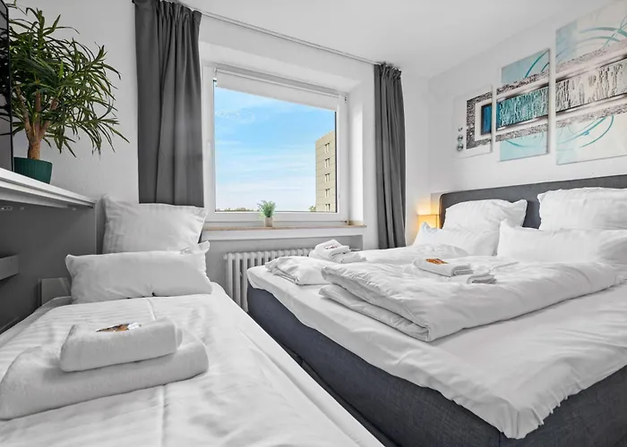 Design Luxus, Vollausstattung, 2 Min Hbf Duisburg, Betten, 2 55 Tv, Netflix, W24