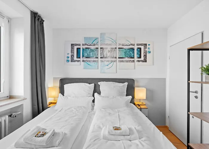 Design Luxus, Vollausstattung, 2 Min Hbf Duisburg, Betten, 2 55 Tv, Netflix, W24 Apartment *