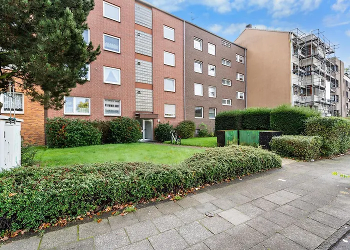 Apartment Design Luxus, Vollausstattung, 2 Min Hbf Duisburg, Betten, 2 55 Tv, Netflix, W24 *